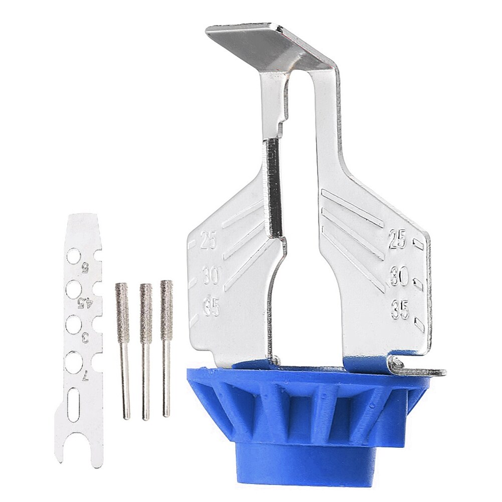 Affûteuse scie à chaîne outils de meulage de dents meuleuse électrique accessoires pour affûter l'outil de jardin en plein air: Blue