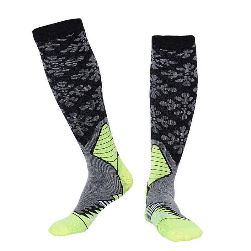 Compression Socks Knee High/Long Printed Polyester Nylon Hosiery Cycling socks For Women Men: G / S/M