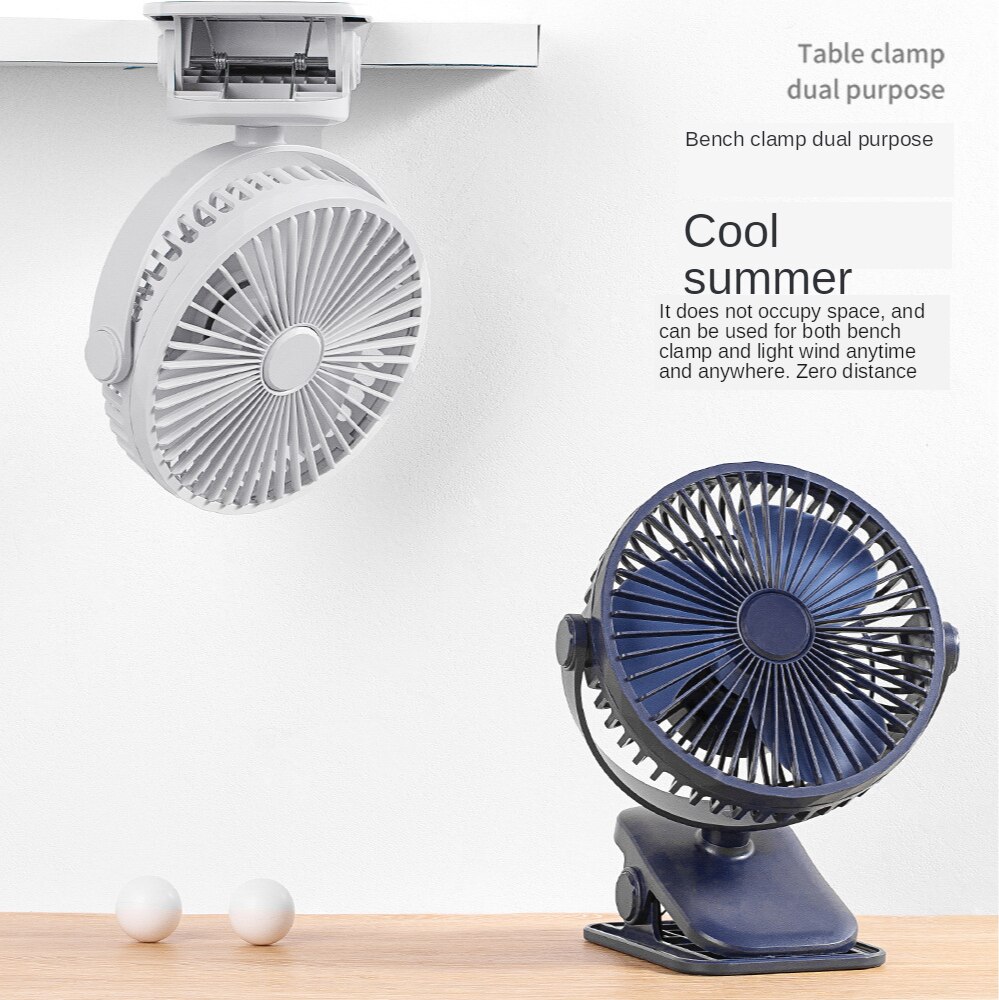 Draagbare Led Licht Mini Fan Luchtkoeler Mini Desk Usb Ventilator Twee Wind Usb Fan Oplaadbare Abs Draagbare Kantoor Outdoor thuis