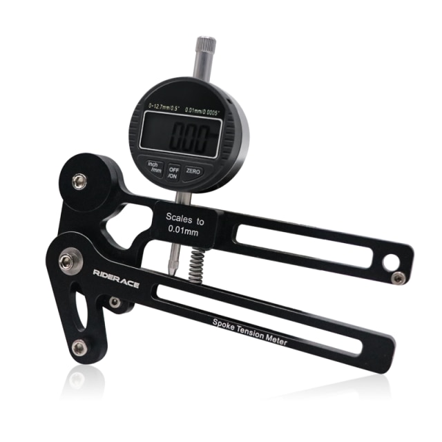 Medidor de tensión electrónico para bicicleta, comprobador de radios de rueda de bicicleta, indicador de alta precisión, tensiómetro estable y preciso, herramienta de reparación de MTB