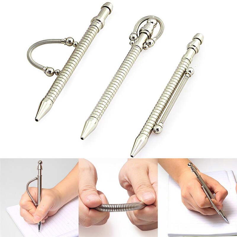 1 Set Fidget Pen Stress Verlichten Speelgoed Metalen Fidget Pen Spinner Speelgoed Magnetische Pen Anti Stress Fidget Speelgoed Voor adhd