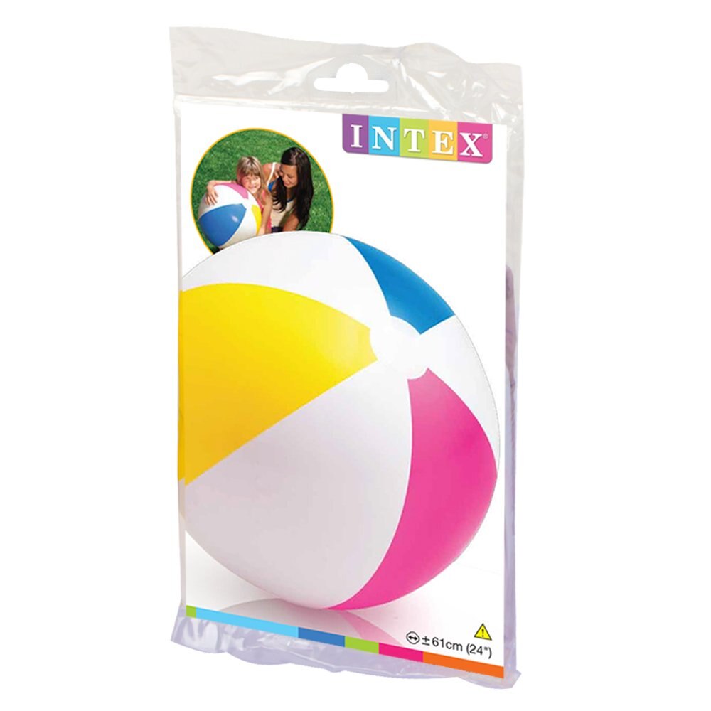 Intex 59030 - Pallone lucido, 61 cm, Multicolore