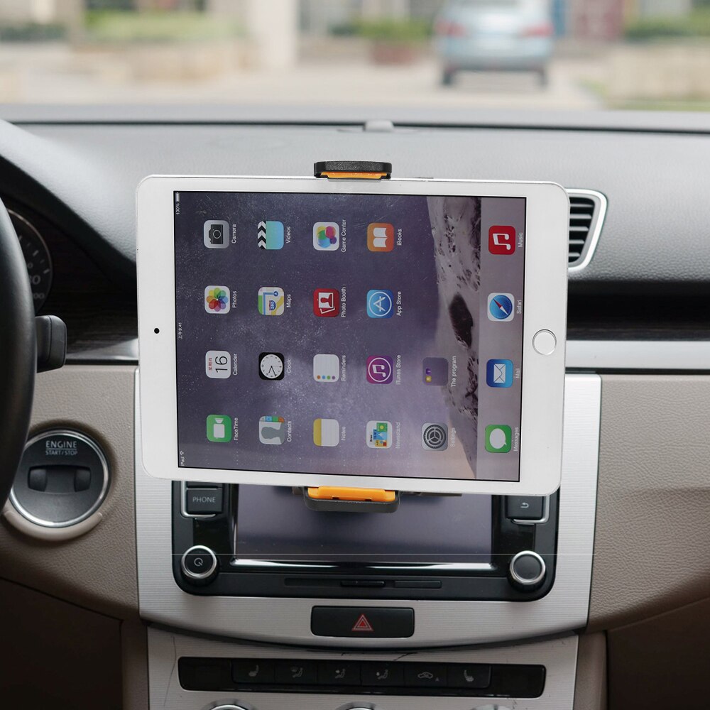 360 Rotation Car CD Slot Mount Holder Stand For 4-11 Inch Smart Phone Tablet PC