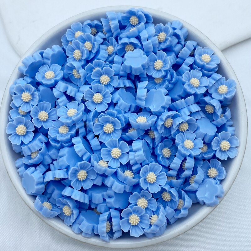 80 st söta blandade mini krysantemum blommor platt rygg harts cabochons scrapbooking gör-det-själv smycken hantverk dekoration tillbehör: F
