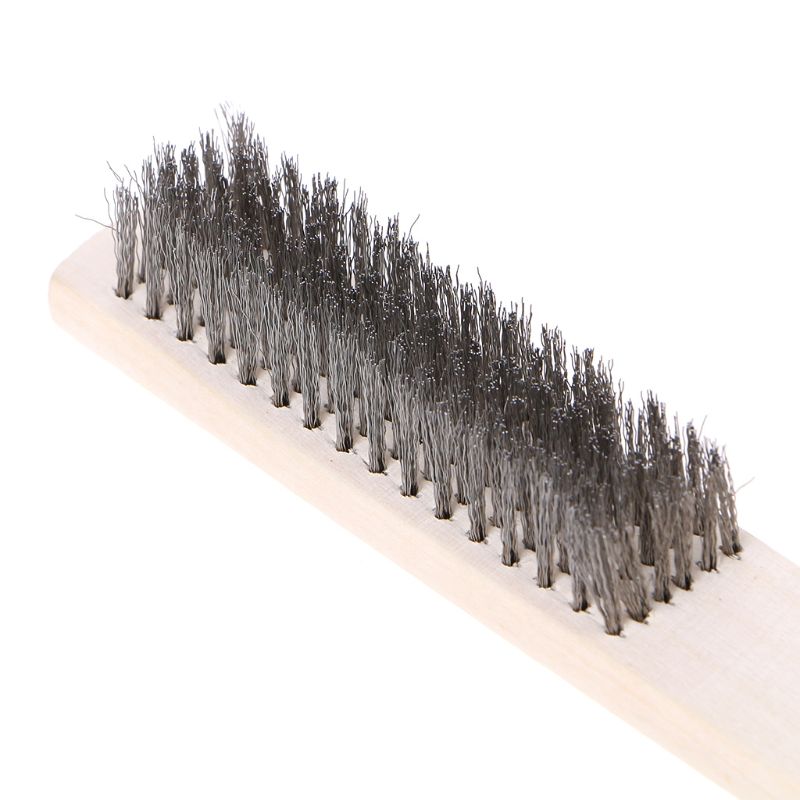 1pcs Stainless Steel Wire Brush Paint Removal Cleaning Metal Polishing Rust Cleaning Brushes Clean Tools Hand Tools