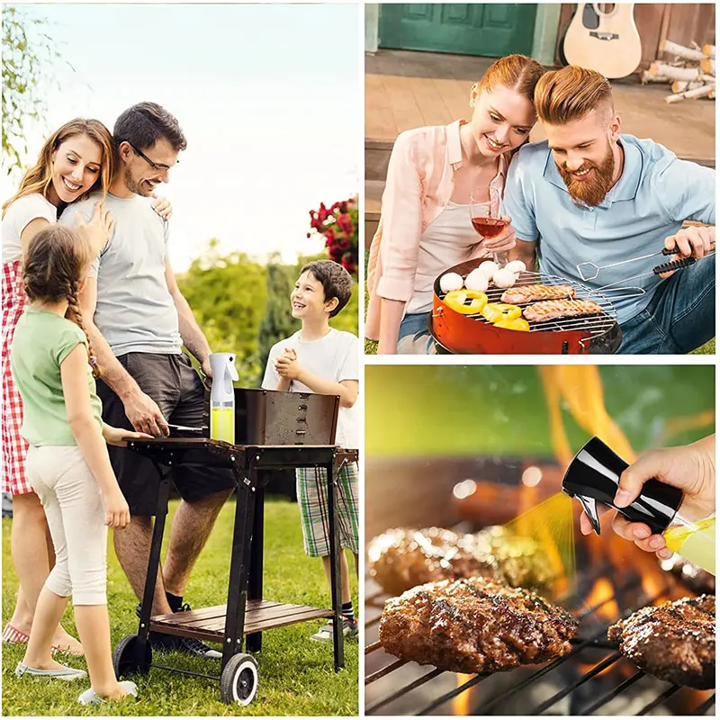 200/300/500 ml Olie Spray Fles BBQ Koken Olijfolie Spuit Keuken Bakolie Spray Lege Fles Azijn fles Dispenser