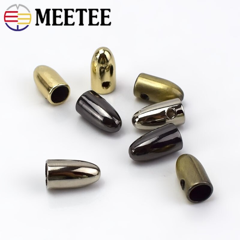 10 stücke Metall Kabel sperren-Stopper Kleidung Seil sperren Clips Schnur Ende Schnürsenkel Klemme DIY Kleid Paracord Schuhe Zubehör