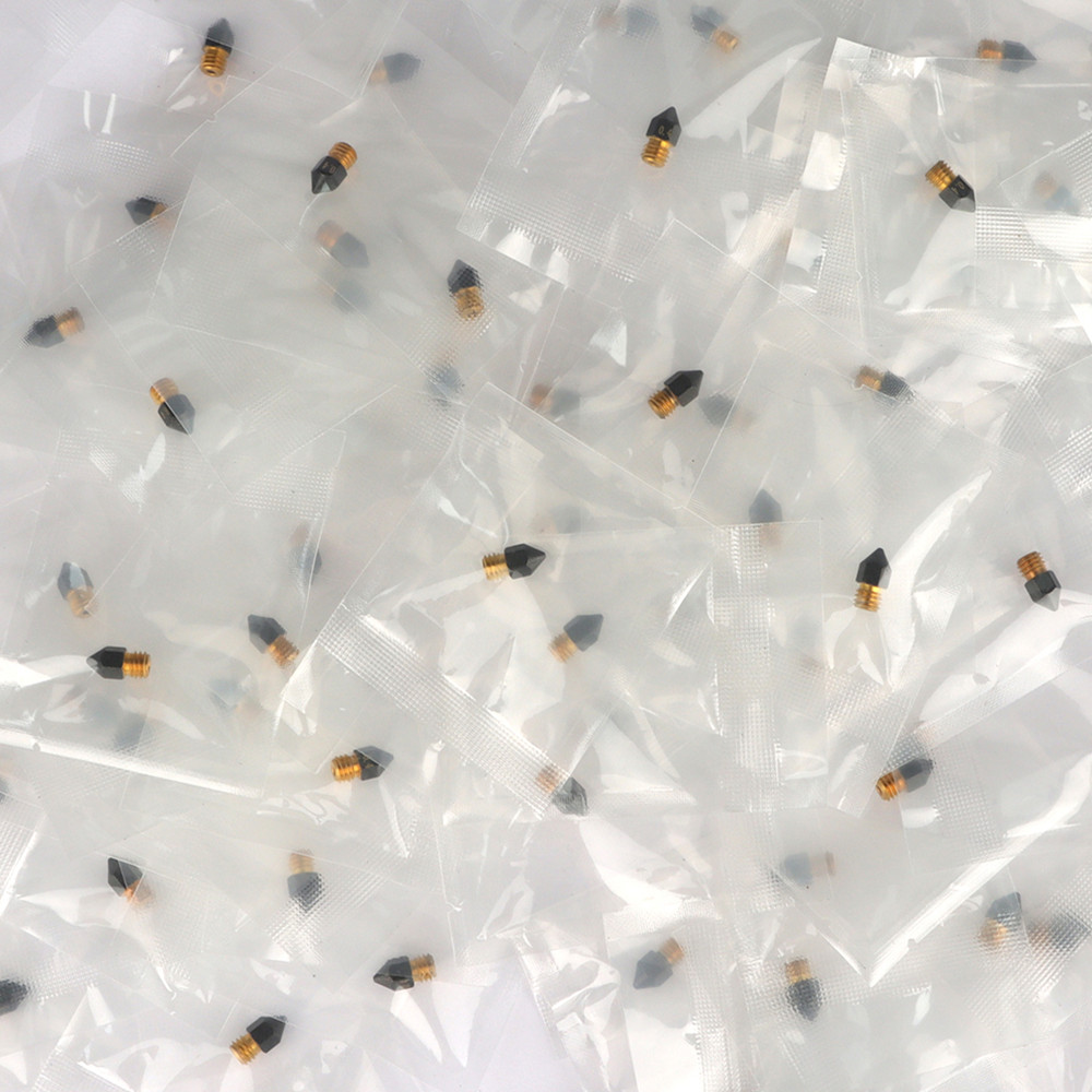 Buse revêtue de PTFE MK8, filetage M6 0.2/0.3/0.4/0.5/0.6/0.8/1.0mm pour buses d'imprimante 3D CR10 CR10S Ender-3, Filament 1.75mm