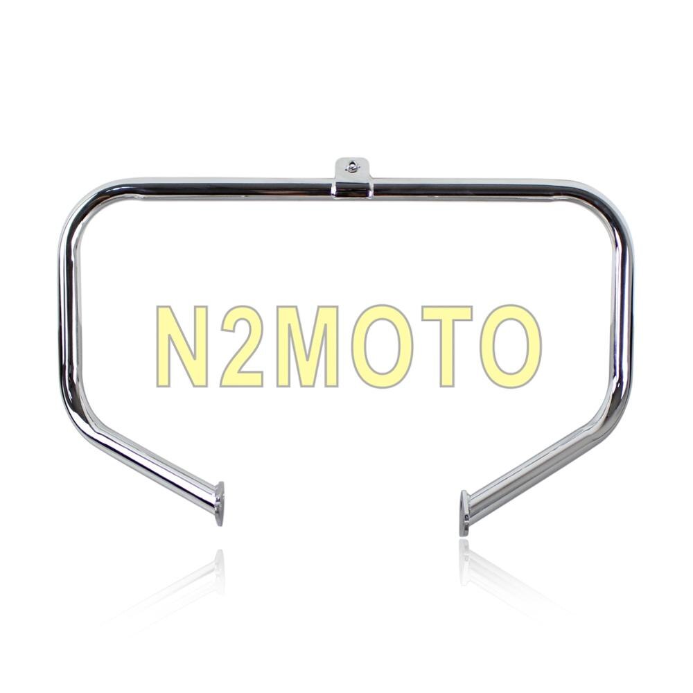 Motorcycle Highway Engine Guard Crash Bar for Harley Touring Ultra Road King Street Glide FLHX FLHR Chrome: Silver