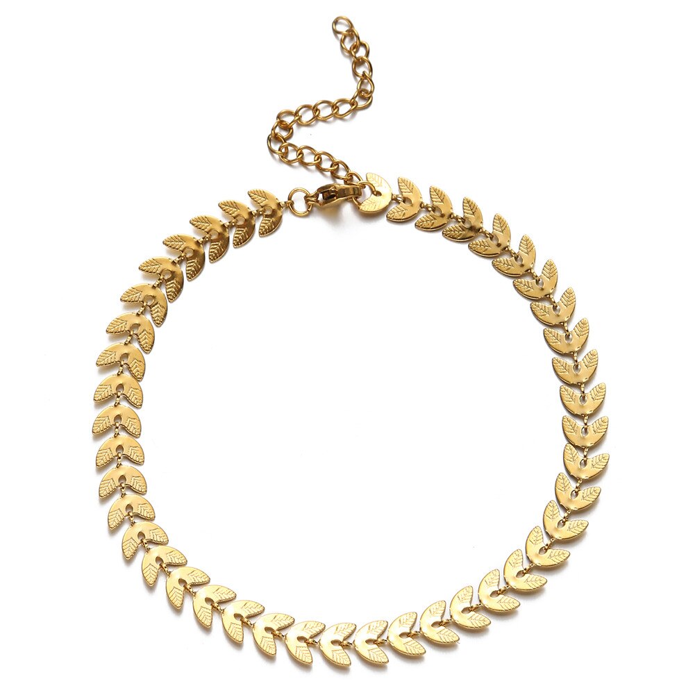 Rvs Multilayers Vierkante Ketting Charme Armbanden Voor Vrouwen Pijl Cirkel Koppels Armband Sets Vintage Sieraden: SA216-03-Gold