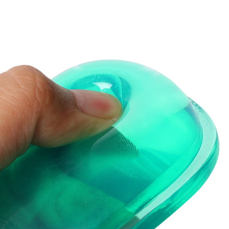 1 Pc Translucent Gel Silicone Wavy Mouse Pad Wrist Rest Support For Computer Laptop