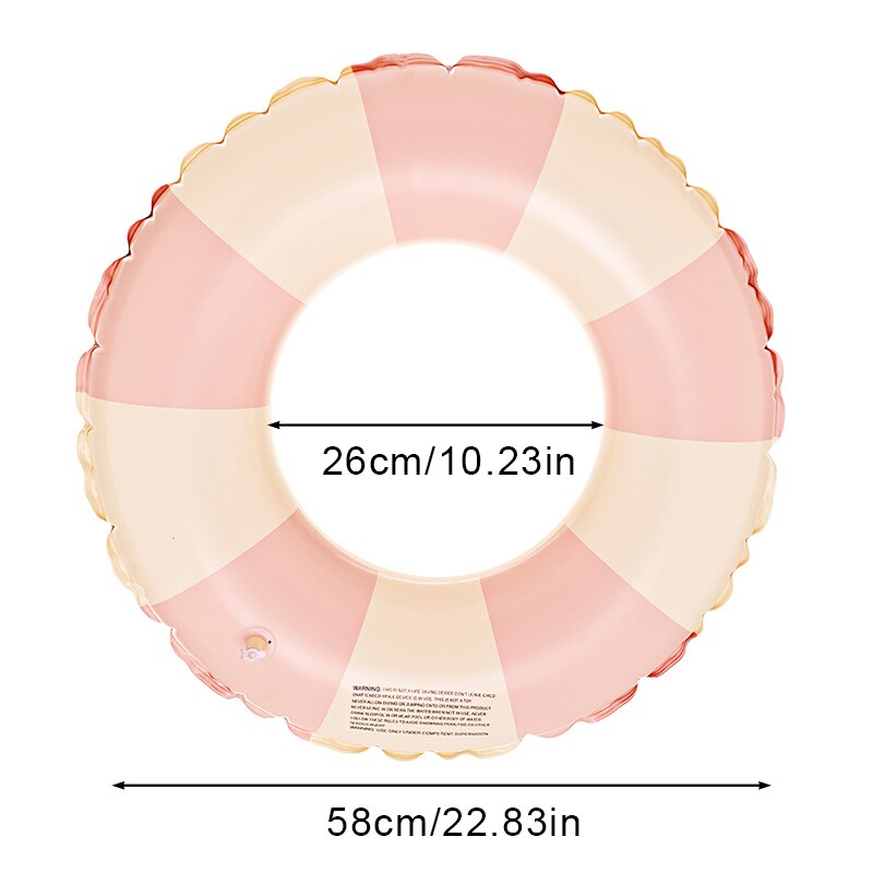 Inflatable Circle For Children Circle Swimming Kids Floaties Inflatable Swimming Ring Pool Accessories Baby Float Pool Toys: pink 70