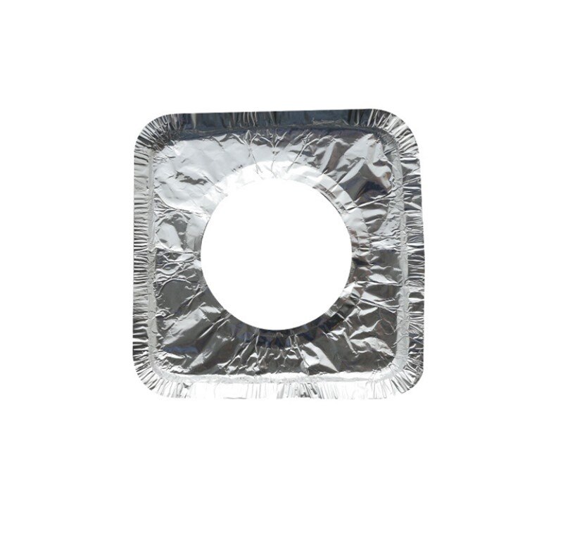 10Pcs Gasfornuis Fornuis Protectors Cover Clean Mat Pad Folie Papier Olie Proof Kookplaat Protector Keuken Accessoires: square 10 Pcs