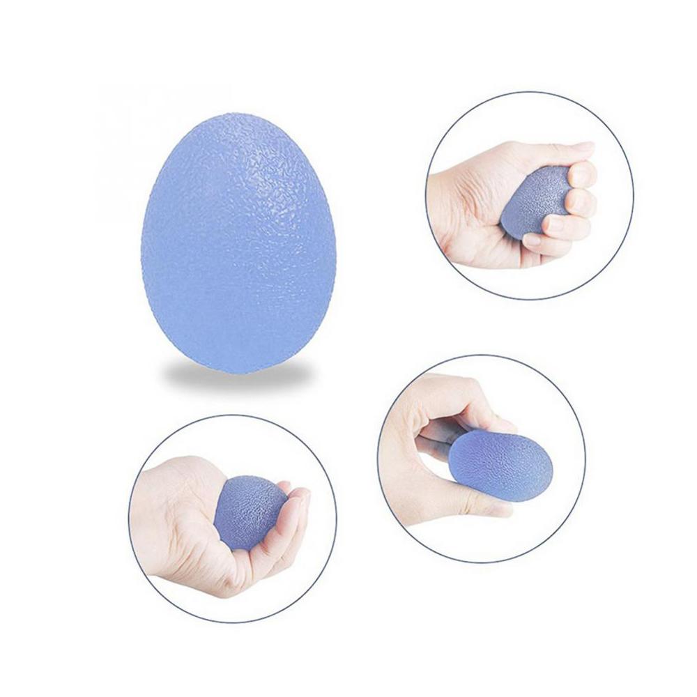 Silicone Egg Hand Grip Ball Fitness Grip Expander Strengthening Wrist Finger Trainer Pressure Reducer Power Ball Hand Grip Ball