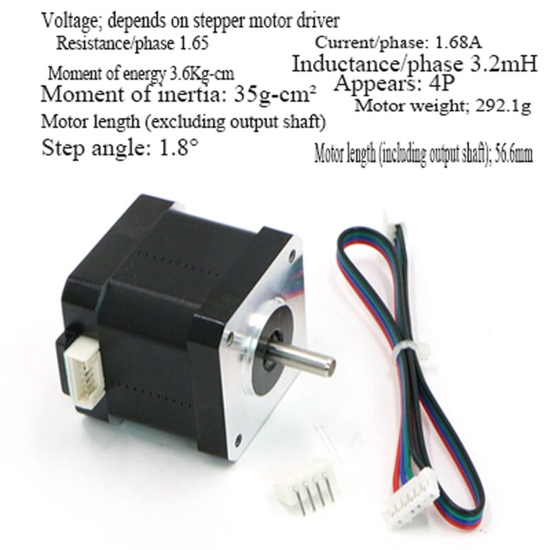 Zweirädriges selbstbalancierendes Auto, spezialmotor 42, schrittmotor 1.68a 0.36nm: Paket 1