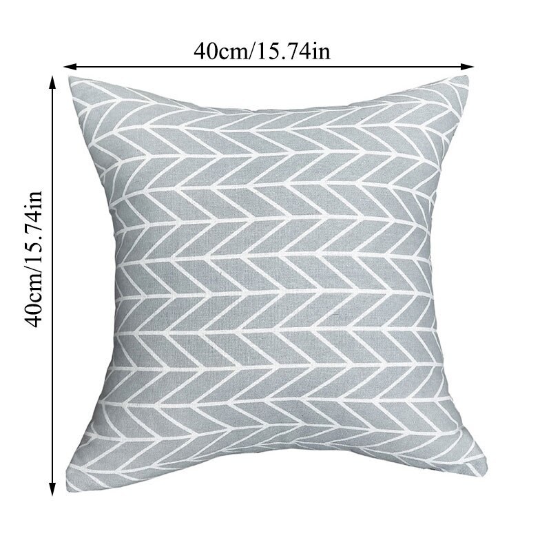 Housse de coussin carrée, taie d'oreiller, décoration de voiture, à la , fournitures pour la maison, 40x40cm