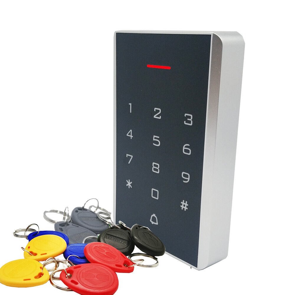 Keypad Proximity 125khz RFID Card Door Lock Controller EM Card Access Control System
