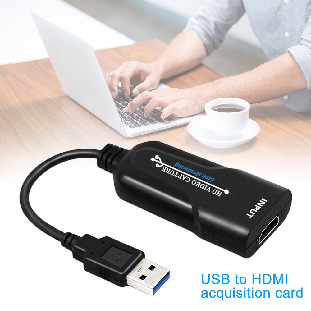 Plastic USB To for Video Card Mini 1080P 60fps HD High Speed Home Office Adapter Portable Plug And Play UVC