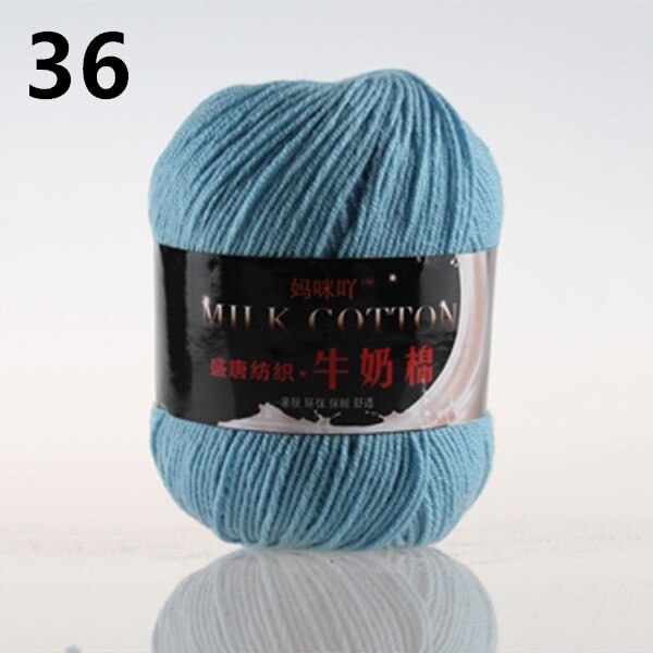Craft art Dubbele breien Haak DK Garen Wol Melk fiber katoen 50g Bal: 36