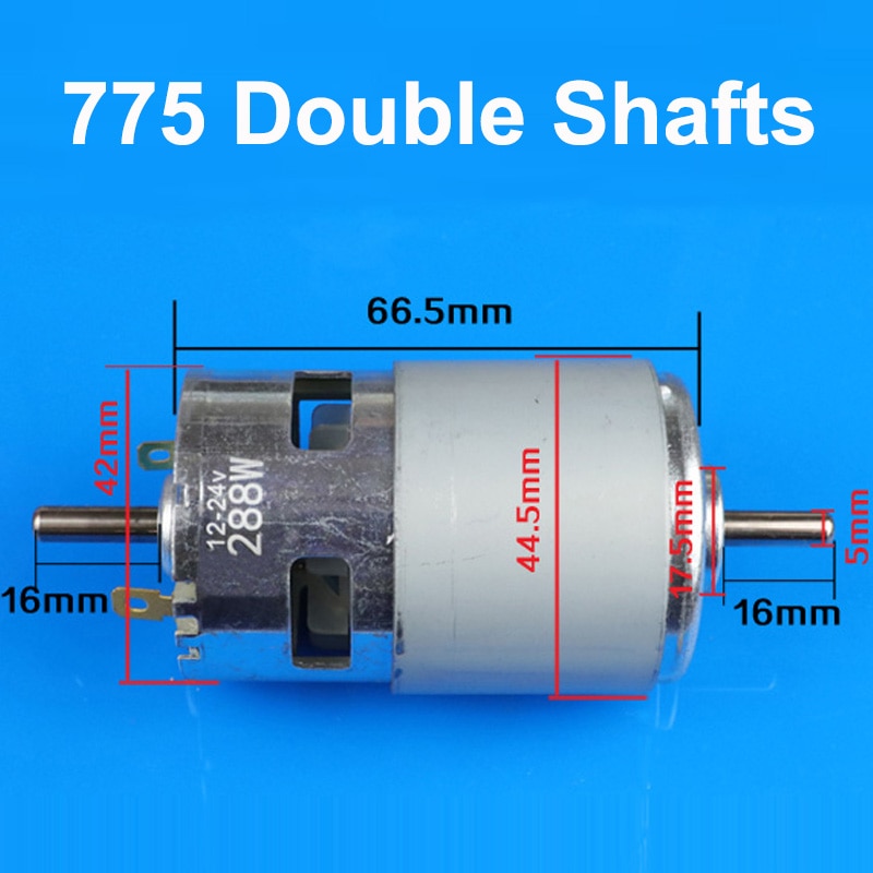 12V 24V DC High Speed Motor 6000-12000RPM Shaft Diameter 5MM Reversed Adjustable Speed Electric DC 12V Motor With Ball Bearing