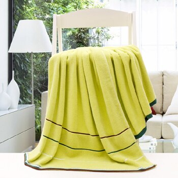 -140*70Cm Katoenen Handdoek Magic Badhanddoek Frozen Volwassen Strand Deken Toalha Banho Handdoeken Badkamer nieuw: Licht Groen