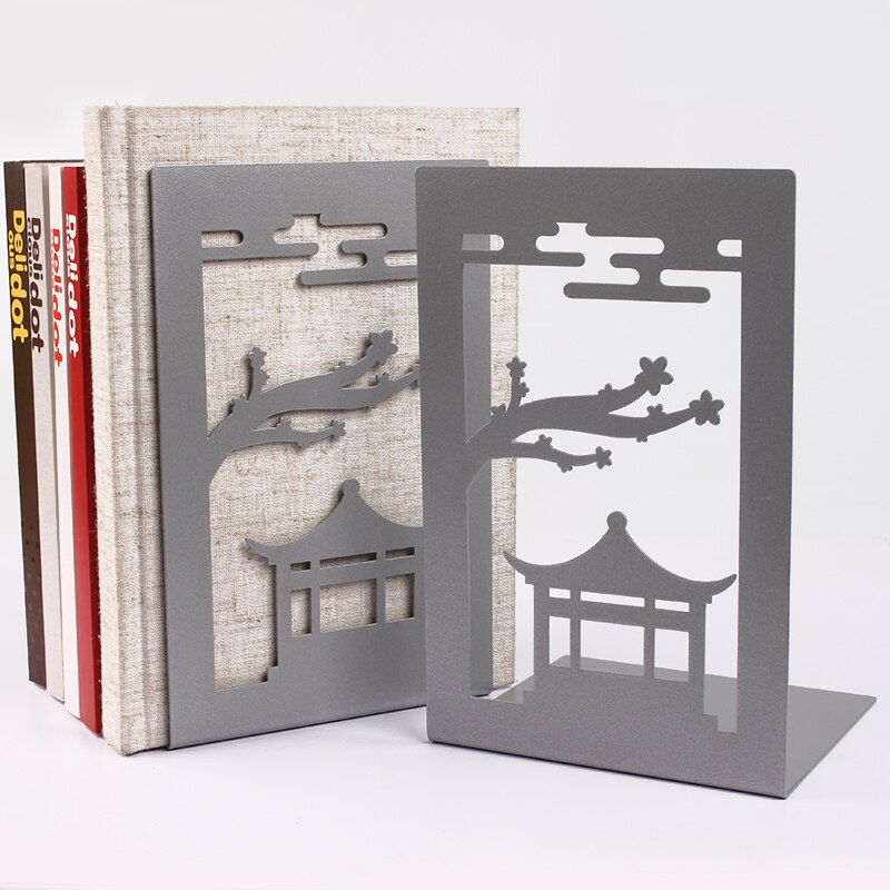 Support de livre Simple, grande étagère de bureau, étagère de rangement, déflecteur, porte-livre, porte-livres, fin de livre: D