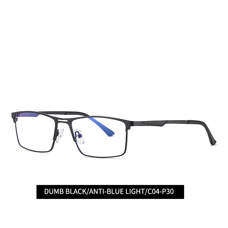 Anti Blauw Licht Straling Bril Mannen Computer Gaming Brillen Blocker Blokkeren Ray Bril Lentes Mobiele Telefoon Metalen Frame: black
