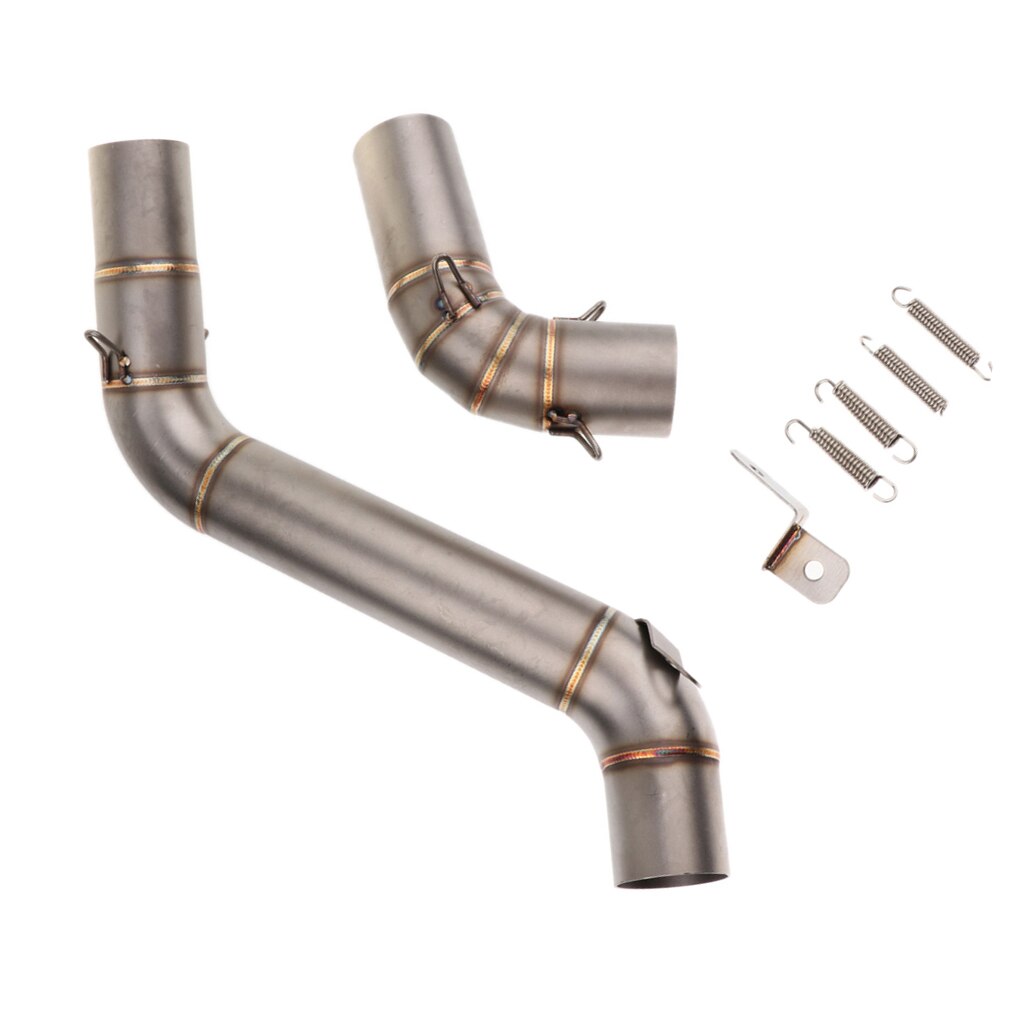 Polished Stainless Steel Slip-On Exhaust Mid Pipe for KTM 390 125/200
