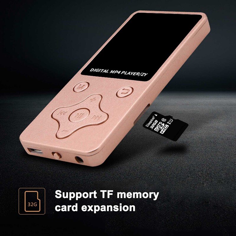 T1 Bluetooth MP4 Portable Screen MP4 Music Player Mini FM Recorder MP4 Player