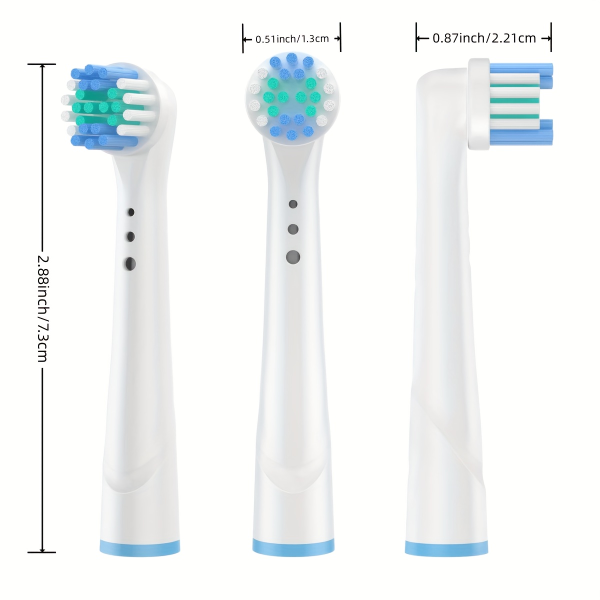 Têtes de brosse à dents de rechange, 4/12/16 pièces, compatibles avec oral-b Braun, têtes de brosse à dents électrique professionnelle