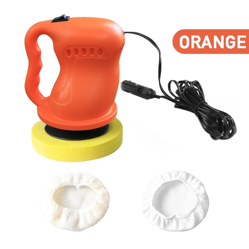 12V 40W Polishing Machine Car Auto Polisher Electric Tool Buffing Waxing Waxer Tool Buffing Sanding Waxing Grinding Tools: Brown