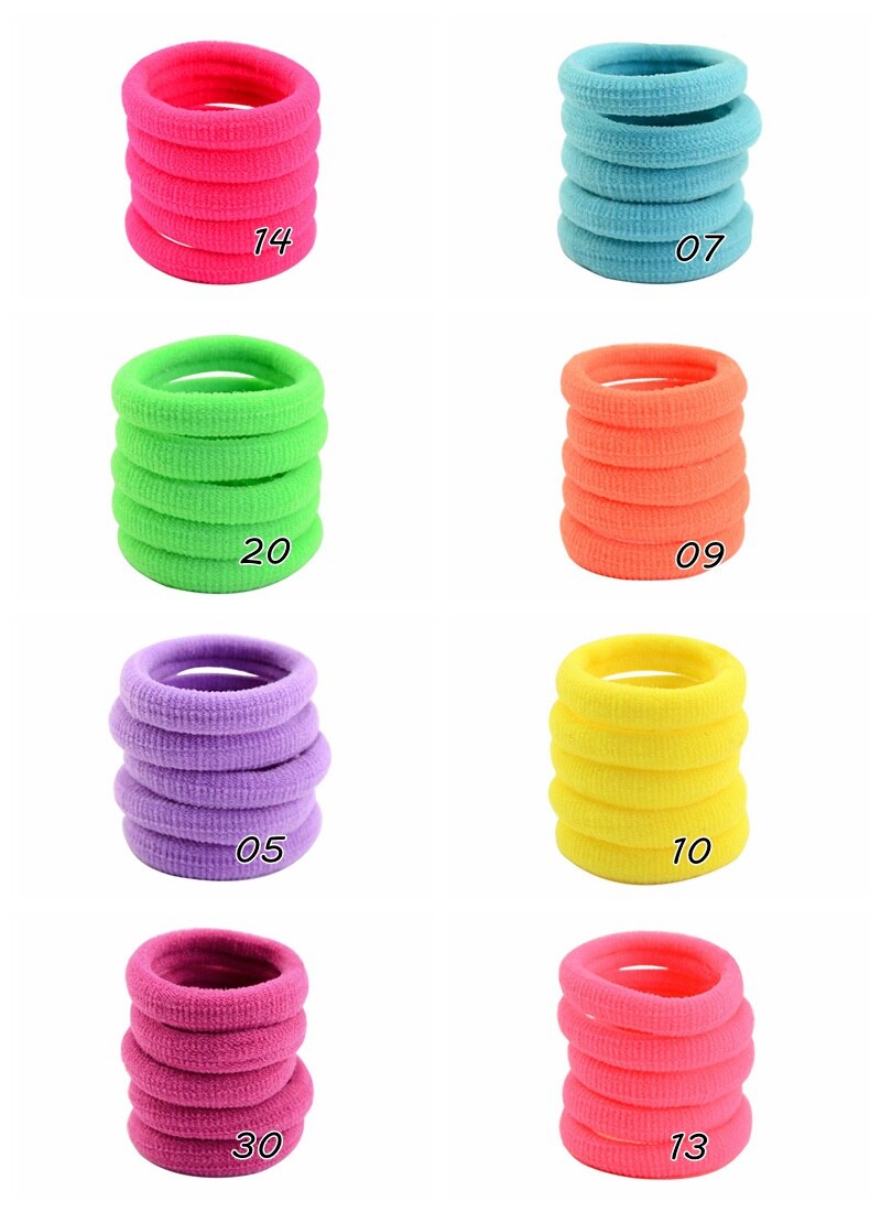 Bandeau de cheveux élastique pour enfants, 10 pièces/lot, 3 cm, mignon, accessoires, bricolage, 702