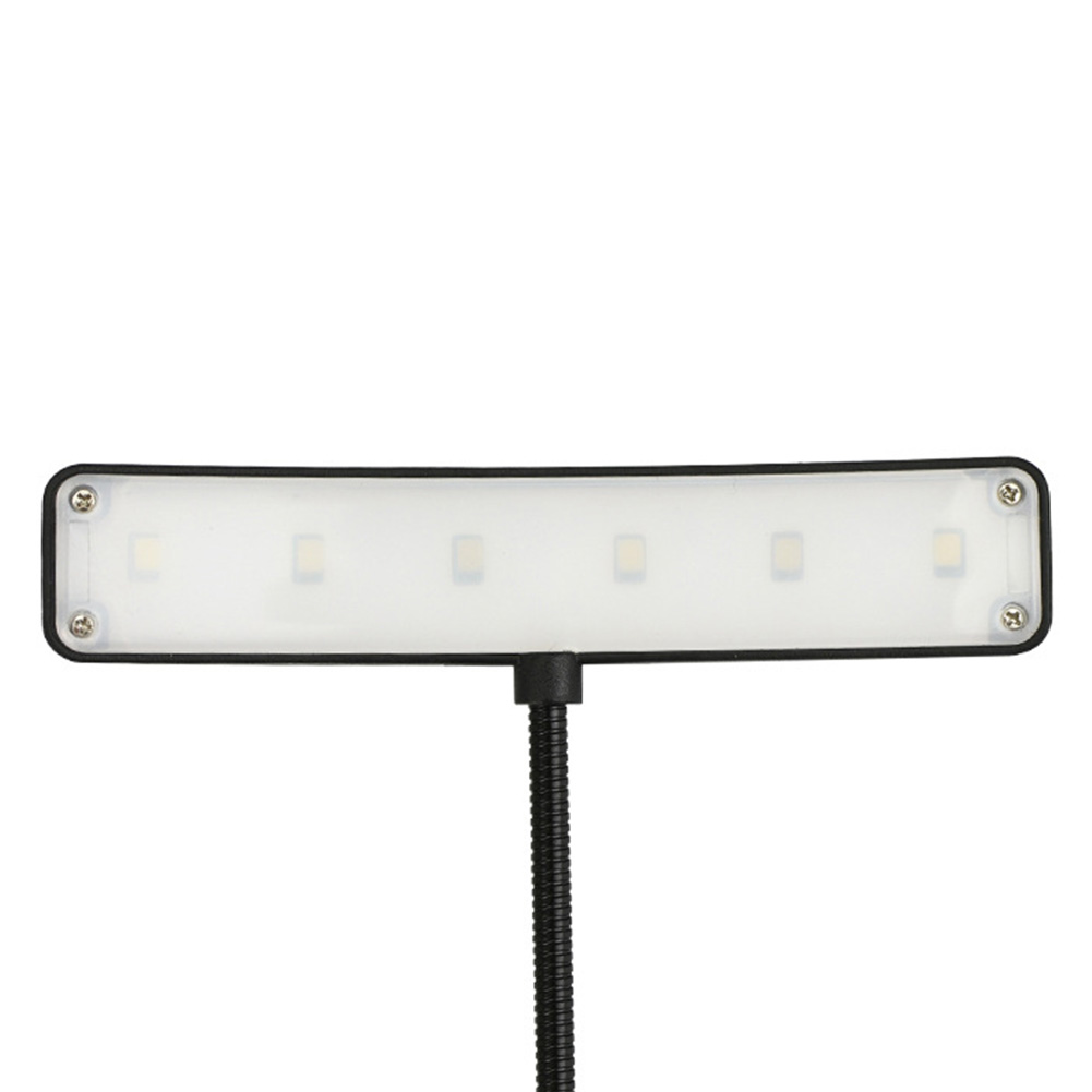 Partition de musique Rechargeable support de lecture livre lumière Clip-on Portable lampe feuille réglable bureau Flexible Eye-Friendly tablette