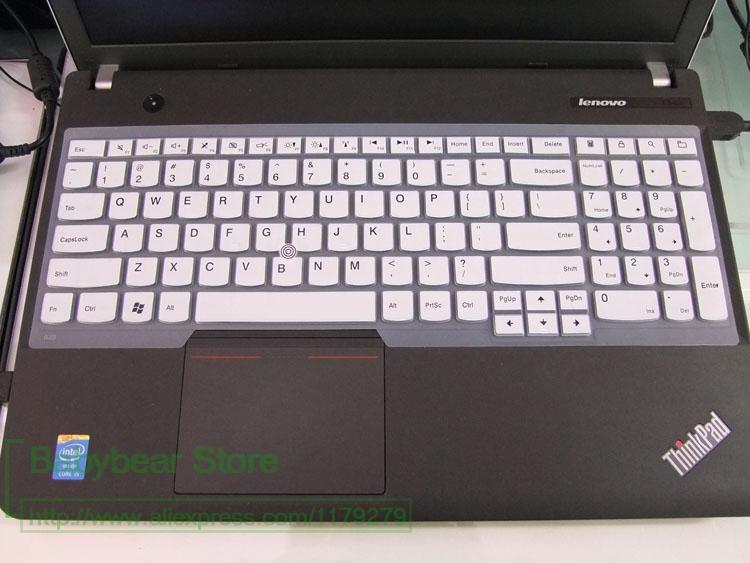 Silicone Keyboard Cover for Lenovo Thinkpad W540 W541 W550 L560 L570 T550 T560 P50 P50s P70 P71| 15.6" E540 E555 E560 E565: white