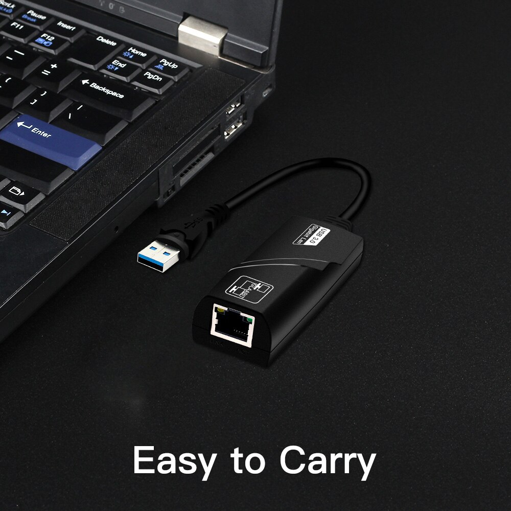 FENVI Adattatore Ethernet USB 3.0 a RJ45 - Scheda di Rete LAN Gigabit 1000Mbps per Macbook Laptop