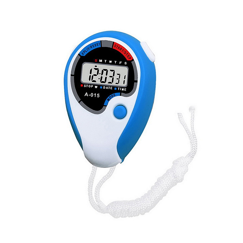 Electronic Stopwatches Multi-Function Digital Chronograph Stopwatch Timer School Sport Day For Sports Timer Секундомер Таймер: Blue