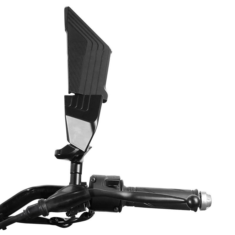 Motorfiets achteruitkijkspiegel vleugel aerodynamisch draaibaar aluminium motorfiets zijspiegels bredere kijkhoek voor Nmax 155 125K