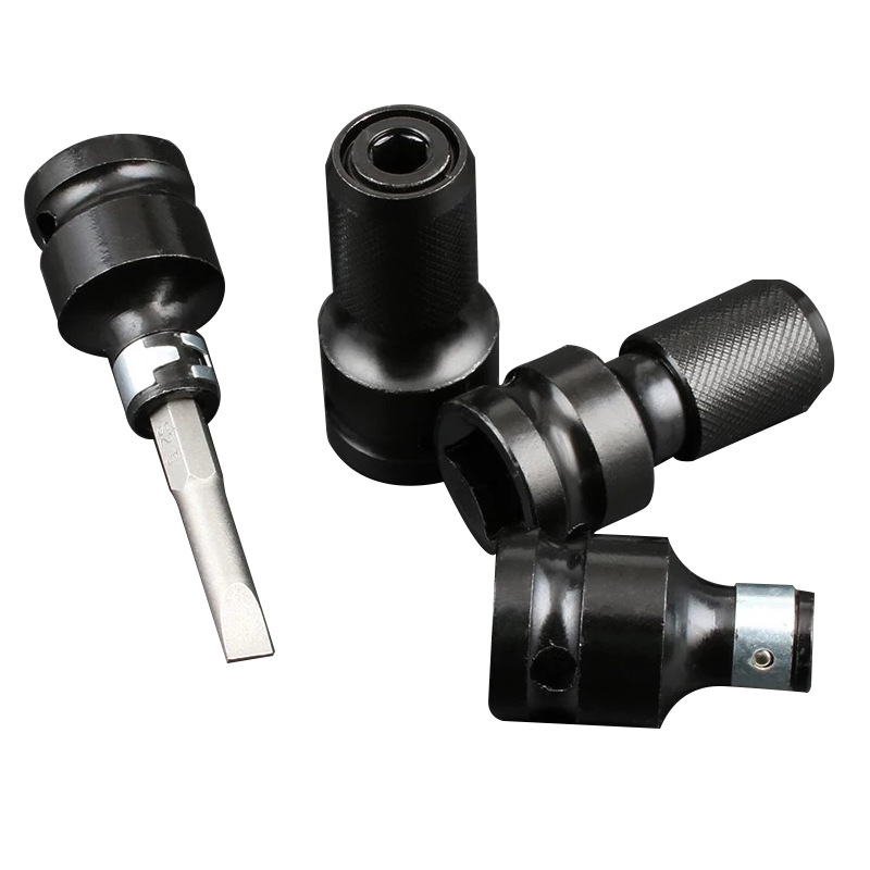 1/2 Inch Vierkant Tot 1/4 Inch Hex Ratel Socket Slagmoersleutel Socket Set Adapter Spanner Drive Converter Quick Release gereedschap