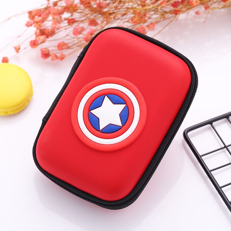 Carteiras kawaii de silicone com desenhos, de fone de ouvido, para crianças, meninos e meninas, porta-fones: 2