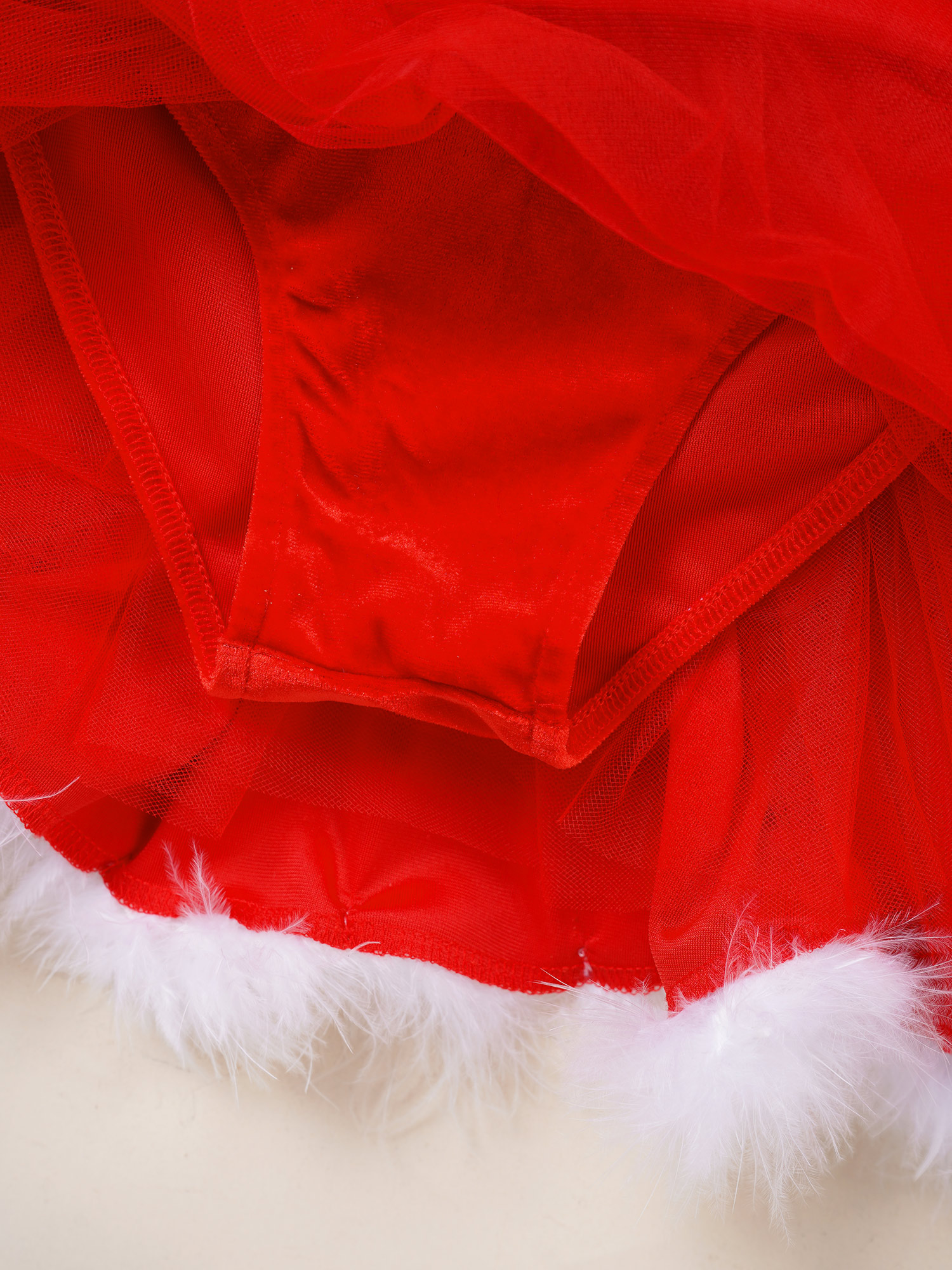 Bambini ragazze natale babbo natale costume Cosplay balletto pattinaggio vestito da ballo con guanti cappello natale capodanno festa spettacolo teatrale tutù