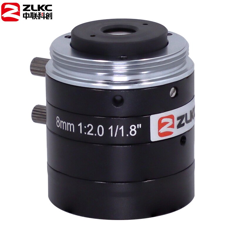 5MP Fa Lens C-Mount 8Mm Diafragma F2.0 1/1.8 &quot;Beeldformaat Machine Vision Lens Surveillance Camera Manual Iris Cctv Lens Megapixel