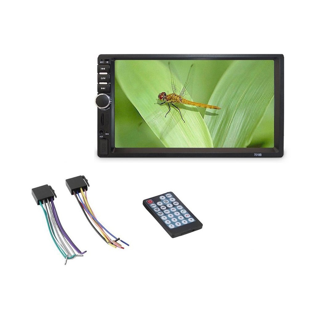 Reproductor Multimedia 7018B para coche, Radio FM de 7 pulgadas, reproductor MP5 estéreo, pantalla táctil, reproductor MP5, USB, FM