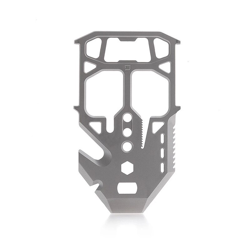 NFC Rfid Metal Bank Credit Card Holder Men Women Minimalist Wallet Male Cardholder porte carte Billetera case for badges choker: Utility Knife