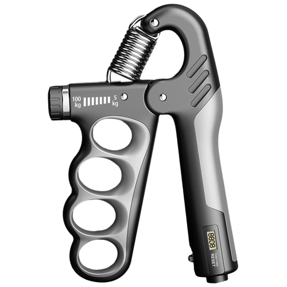 5-100 kg Griffs tärke Trainer Finger trainer einstellbarer Widerstand rutsch fester Greifer für die Wiederherstellung der Muskelaufbau-Hand therapie: Grau