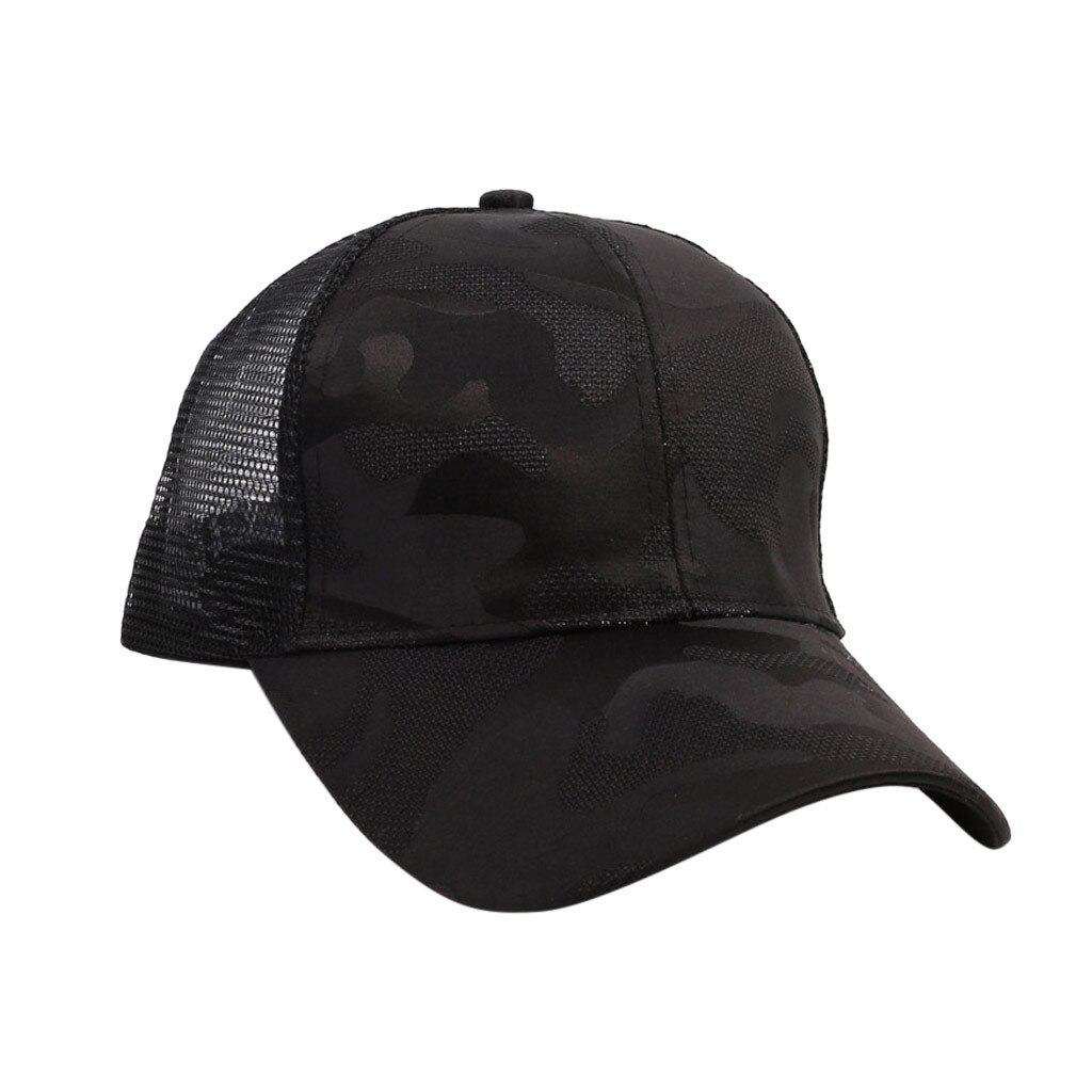 Camouflage ademende pet dames heren verstelbare baseballpet outdoor sport snapback zonnehoed voor hardlopen wandelen sombrero's vrouw: A