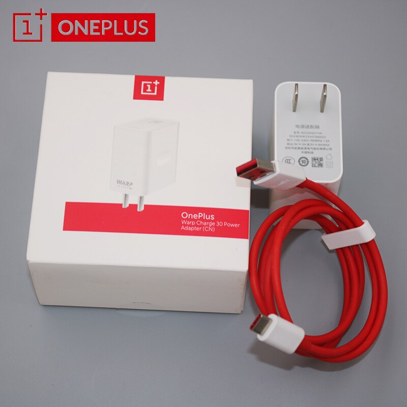 Oneplus 30W Warp Dash Charge Fast Charger Adapter EU US Plug Travel Wall Phone Charger For One plus 8 Pro Nord N10 7 7t 6 1+ 6T: US Cable a set