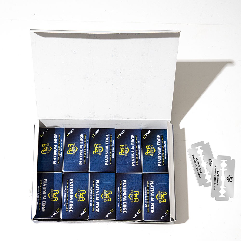 10/20/50Pcs Manual Sharp Razor For All Standard Double-Edged Double-sided Face Care Stainless Steel Shaving Razor Blade For Men