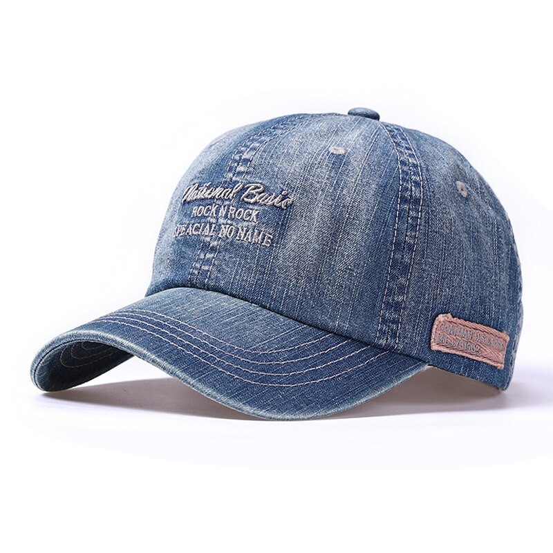 Adult Denim Baseball Hats Lady Summer Sun Cap Men Big Size Casual Snapback Caps 56-65cm 18 Colors: A8