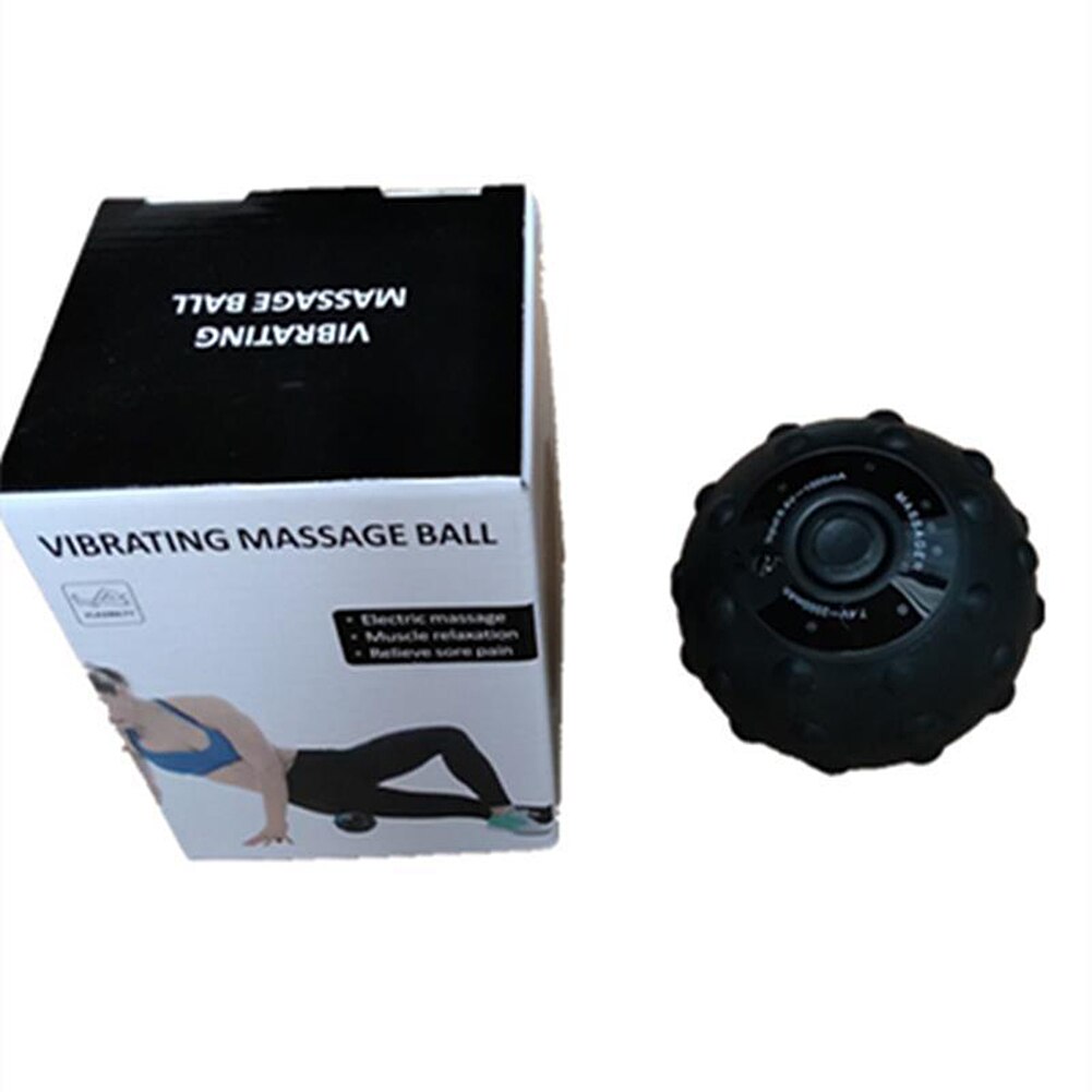 Vibrating Massage Ball Electric Massage Roller Fitness Ball Relieve Trigger Point Training Fascia Ball Local Muscle Relaxation