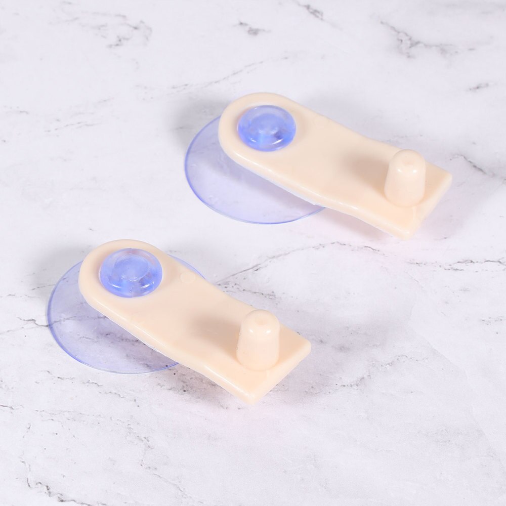 2Pcs Sink Afvoer Mand Zuignap Vuilnis Mand Keuken Benodigdheden Voor Thuis (Beige)